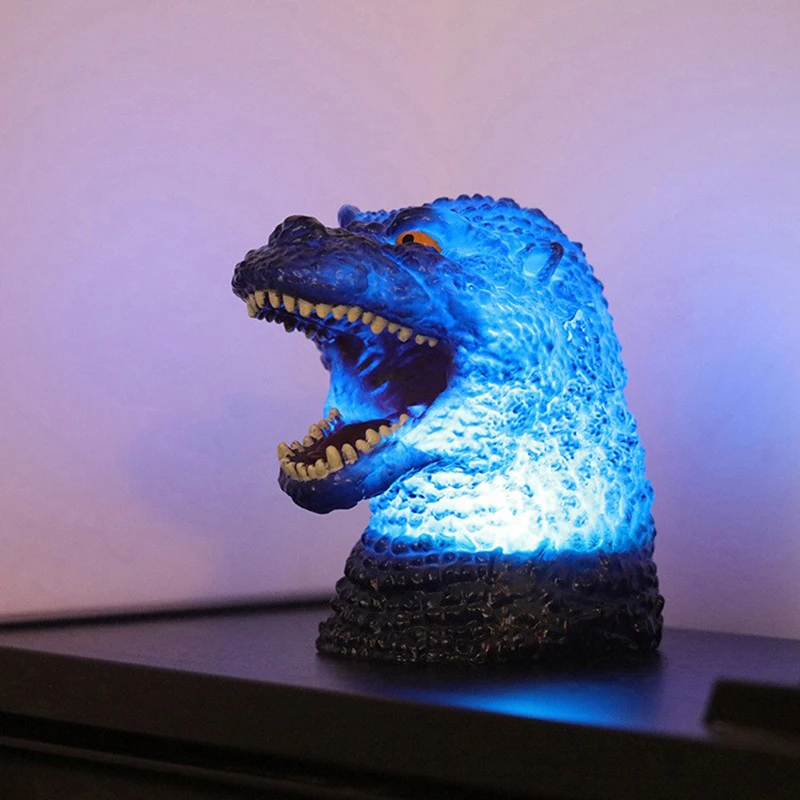 Creative and Funny 3D Colorful Godzilla Night Light, Decompression Gift, Cartoon Desktop Model