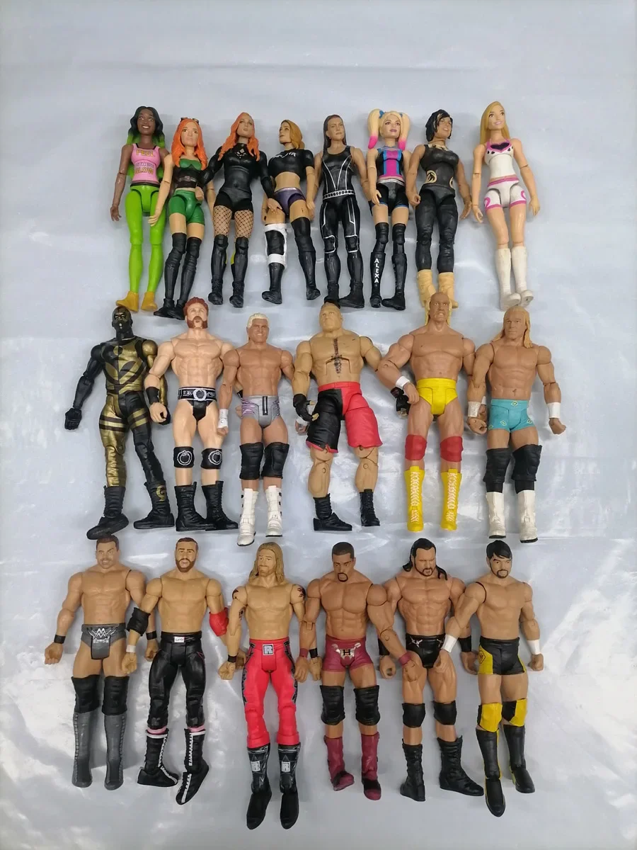 

Wrestler Action Figure Collection Joints Movable Dolls Toy Table Ornament Boys Children Birthday Gifts 18cm