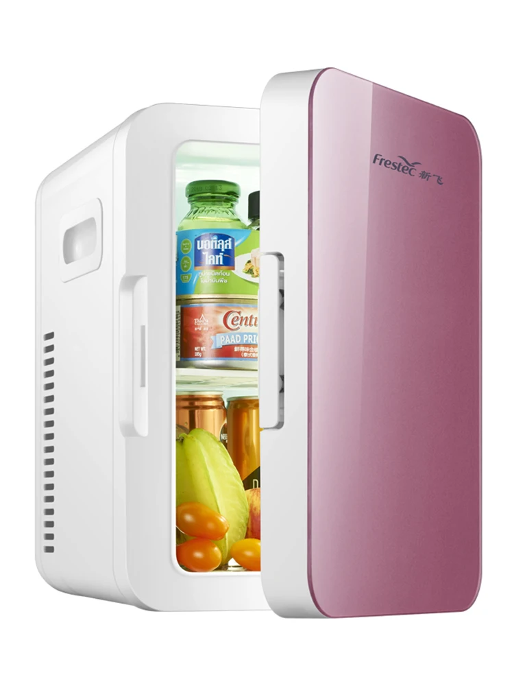 Mini carro pequeno refrigerador, casa dupla finalidade refrigerados cosméticos, beleza especial, 8L