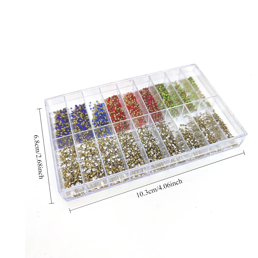 2000pcs Watch Jewellery Accessories Rhinestone Watch Parts Color Diamond Watch Screws Stones Diamond Watchmakers Repair Tool