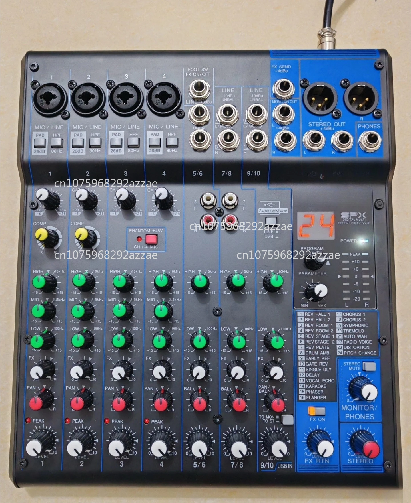 

MG10XU, mg06x, mg12xu, mg16xu, mg82cx Effects Mixer