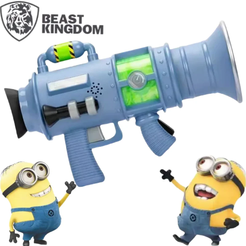 

BeastKingdom Despicable Me Minions Figure Fart Gun Creative High Value Cartoon with Sound and Light Model Toy Boy Birthday Gift