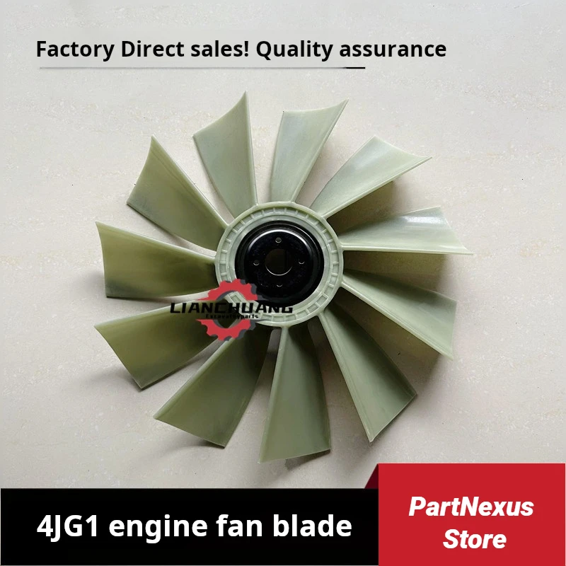 

For Hitachi ZAX60 70Fan BladeIsuzu 4JG1 Engine Fan Blade Cooling Tank Fan Blade Excavator Parts