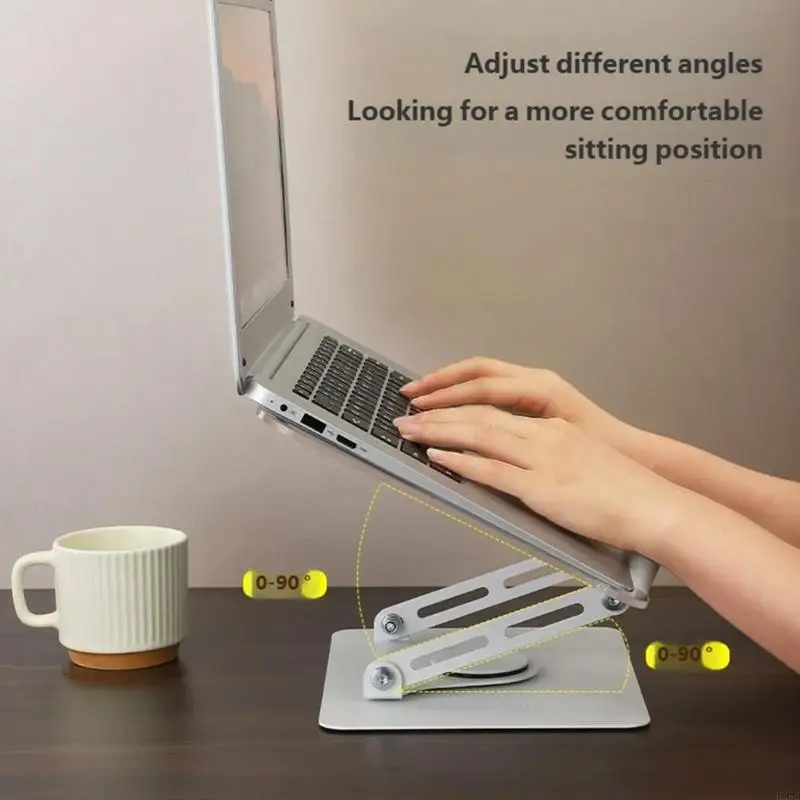 Aluminum and Acrylic Reading Book Stand with 360 Rotating Option Foldable Holder HX5E