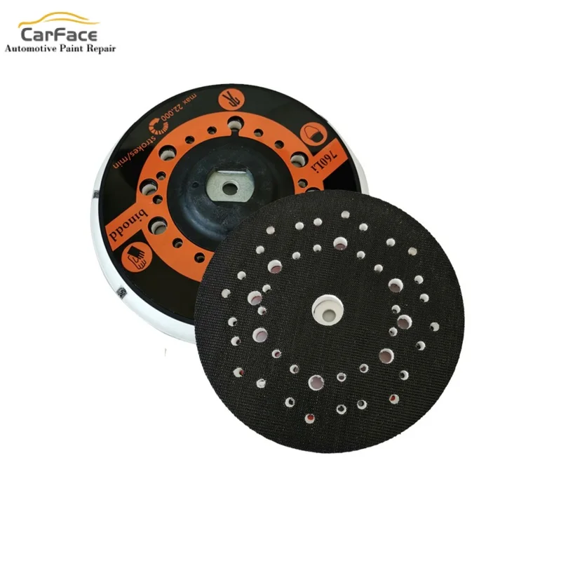 

150Mm 6 Inch Sander Backing Dust-Free M8 Thread 45 Holes Polishing Pad Polishing Pad Suitable For RUPES Pneumatic Tray Electric