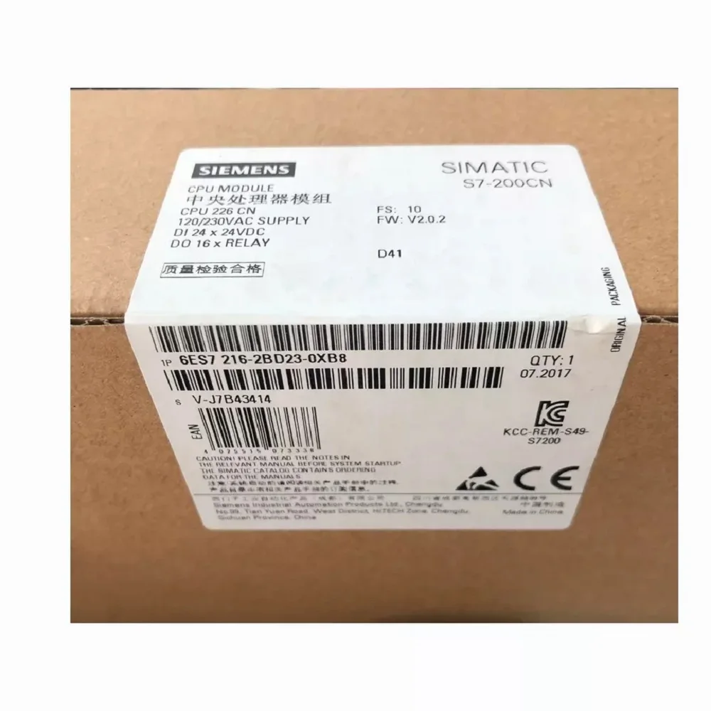 Germany SIMATIC S7 200 CN CPU 226 PLC Controller 6ES7216-2BD23-0XB8