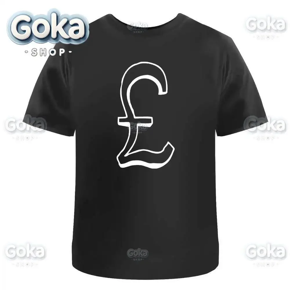 Pound Symbol Graphic T Shirts Mens Clothing New in Tops & Tees Cotton Women Printed T-shirt Y2K Clothes Cute Funny Tshirt