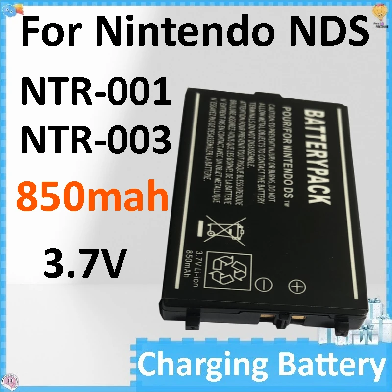

850mAh 3.7V Battery for Nintendo NDS DS AGS-001 AGS-101 AGS-003 C/AGS-A-BP-USA SAM-SPRBP(A) BT-M12