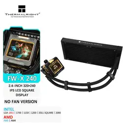 Thermalright FW-X 240 All-in-one CPU Water cooling cooler No fan version 2.4