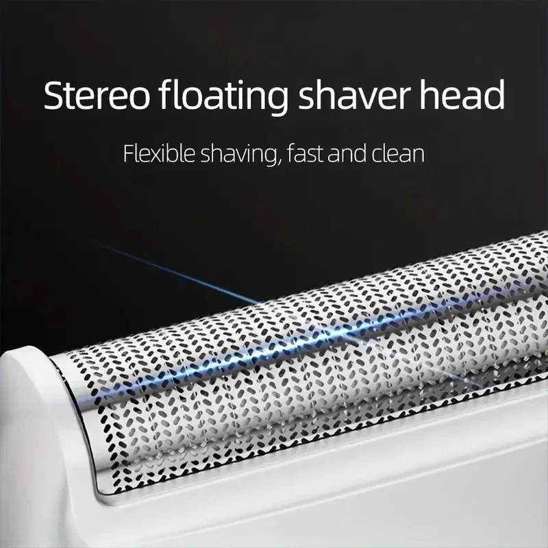 قطعة واحدة - ماكينة حلاقة ولحية كهربائية للرجال - ماكينة قص الشعر المحمولة القابلة لإعادة الشحن عبر USB، هدية عيد الفصح المثالية له. #3