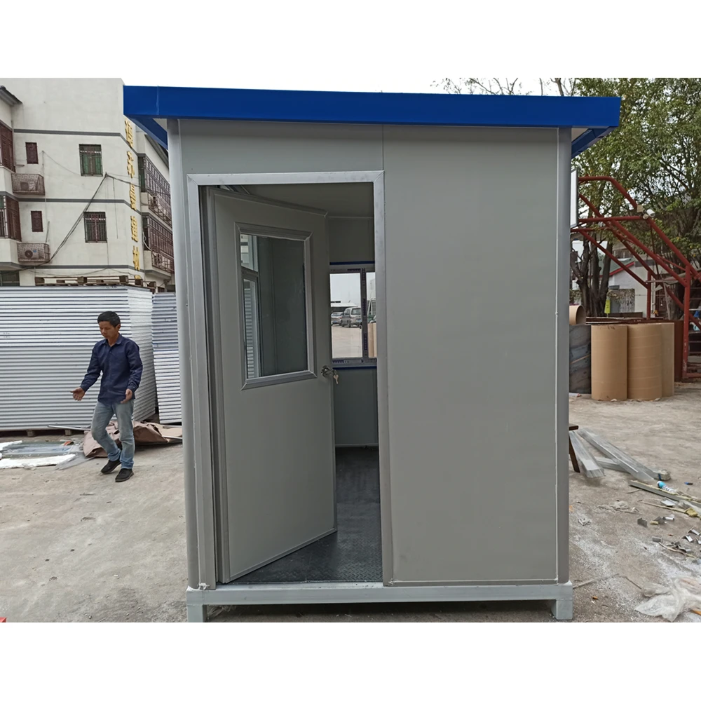 Sandwich Panel Steel Container Security Booth, Customizable Durable Lightweight, 15-30 Year Life, AliExpress Hot Sale