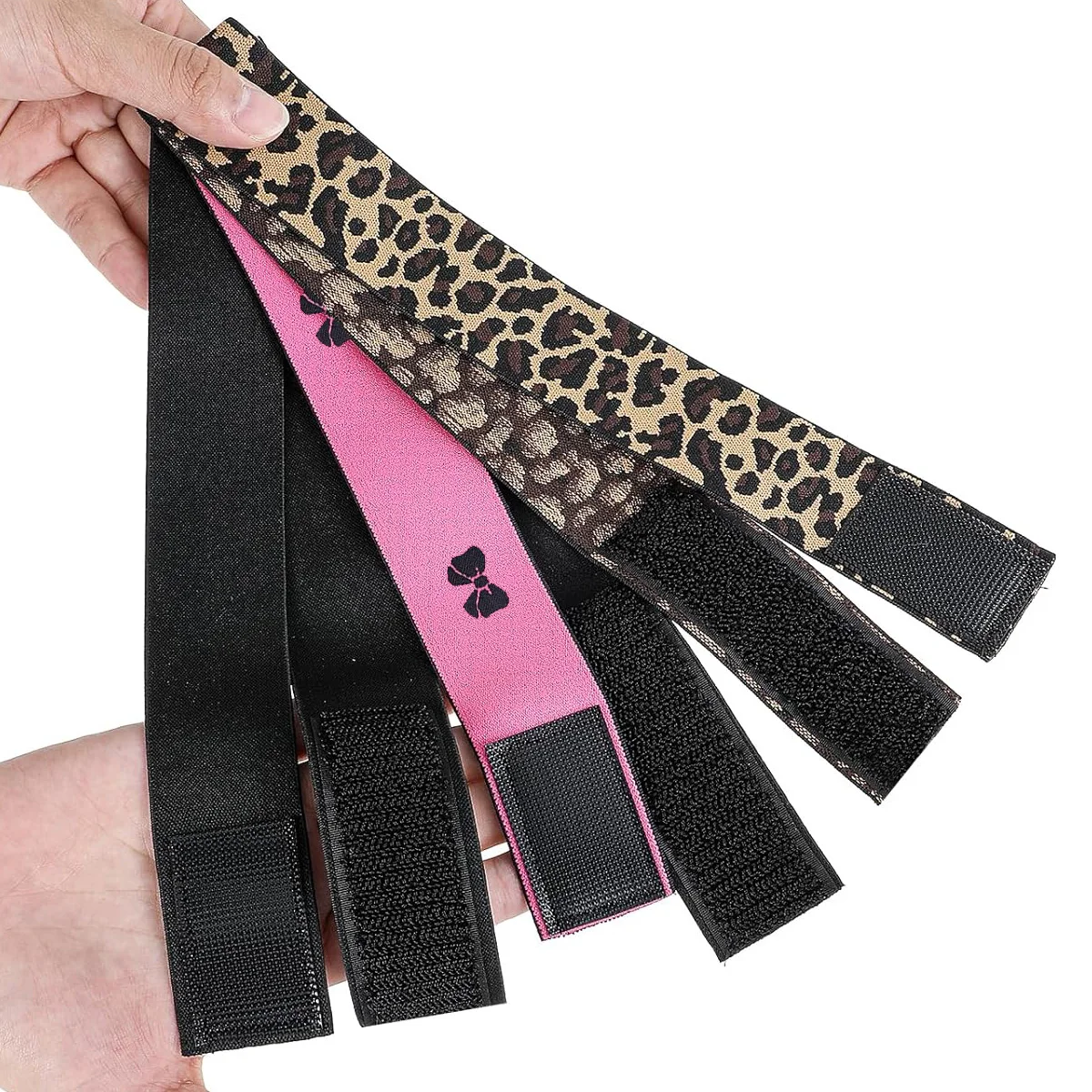 5 pçs perucas banda para bordas derreter banda para peruca de renda ajustável adesivo mágico borda slayer banda 3cm largura elástico