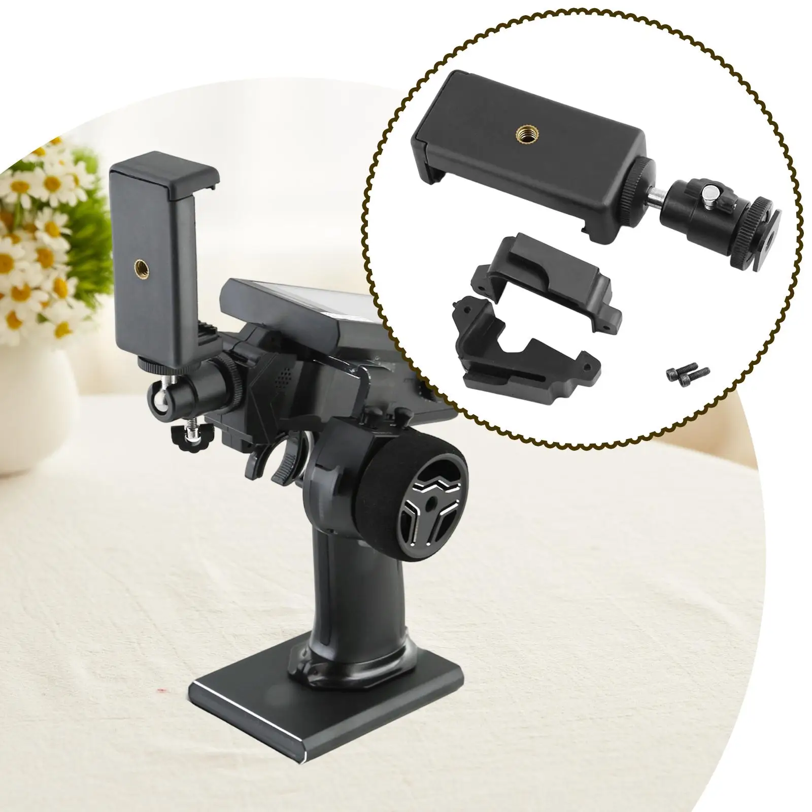 

Держатель для телефона с пультом дистанционного управления Премиум, простая установка, профессиональный, компактный, простой в использовании, поддержка крепления для телефона с радиоуправляемым передатчиком