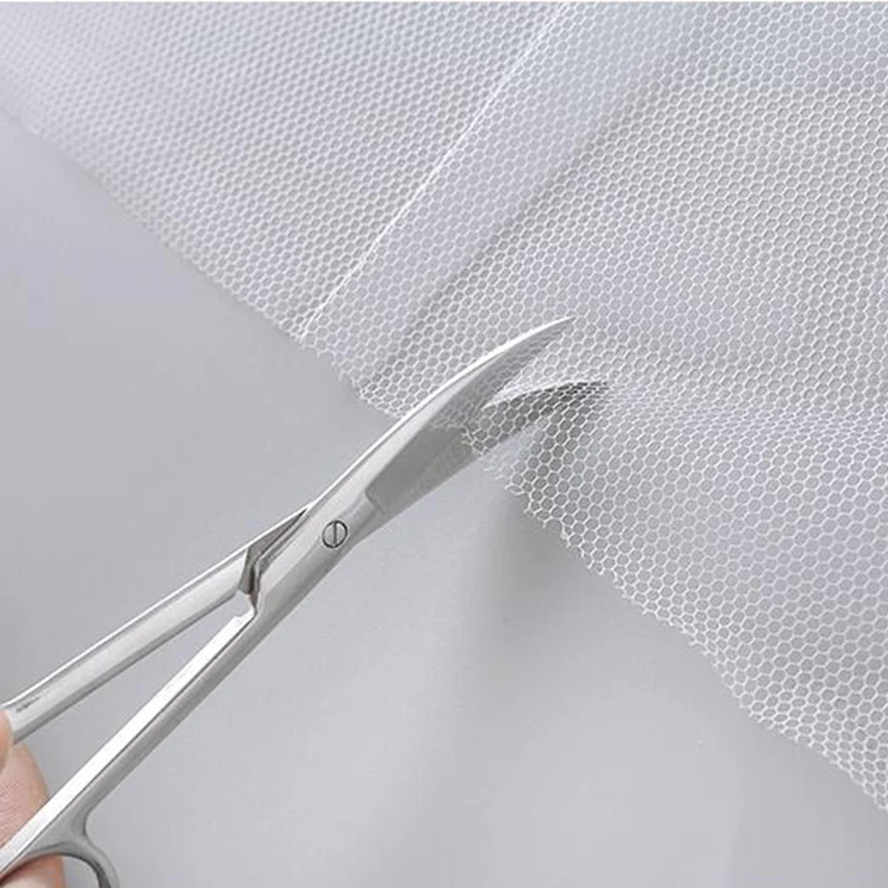 3 Pcs Window Screen Self-adhesive Grill Cover Mesh Curtain for Screening White Netting