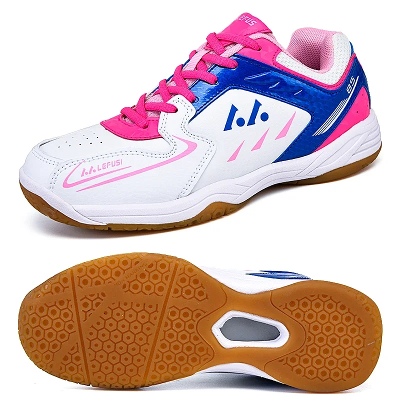 Parent Child Badminton Shoes Womens Mens Sneaker Indoor Court Shoes Suitable for Pickleball, Badminton, Table Tennis, Volleyball