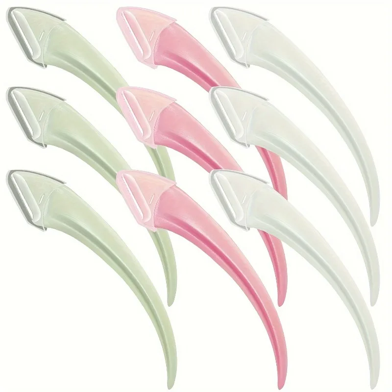 Juego de afeitadora y recortadora de cejas, afeitadora Facial multifuncional con cubierta protectora de precisión de seguridad, herramienta de belleza, 9 Uds.