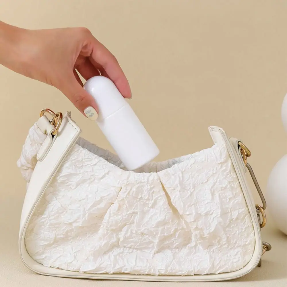 10 قطعة زجاجات دوارة فارغة قابلة لإعادة الملء حاويات مانعة للتسرب زجاجات بلاستيكية قابلة لإعادة الاستخدام زجاجات توزيع مستحضرات التجميل البيضاء