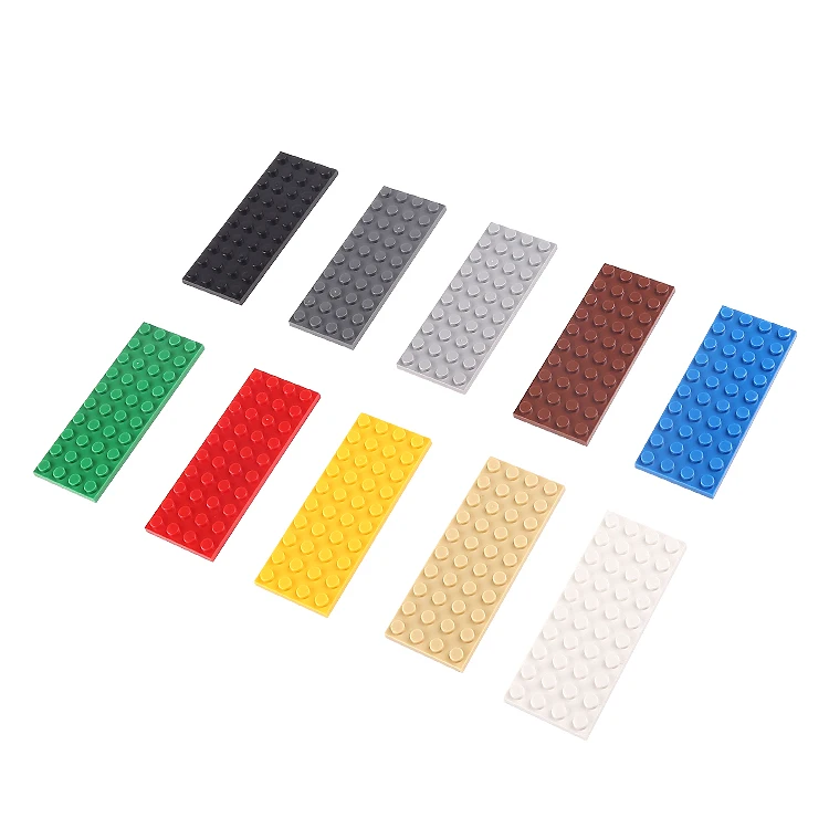 4×10 Small-Part Building Blocks, Double-Sided Base Plates, Loose Parts, Assembly Educational Toy, Basic Components