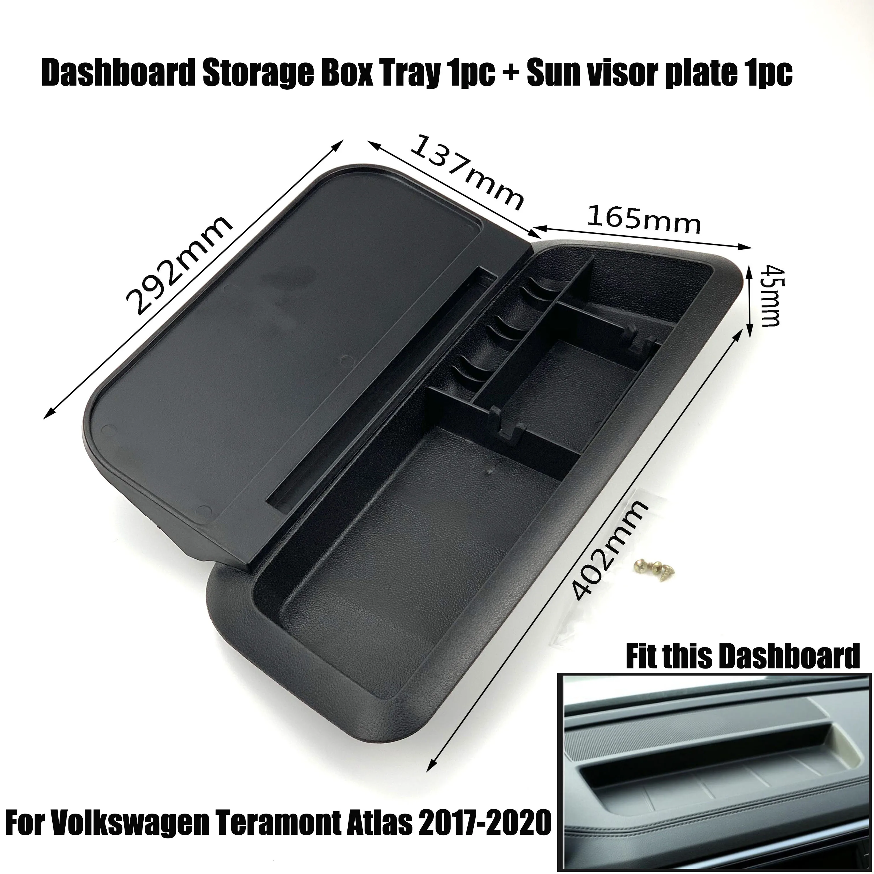 Car Armrest Storage Box For Volkswagen T-Cross T-ROC Golf Sportsvan SV Jetta MK6 GTI MK6 R20/Golf 6 Scirocco Teramont Atlas