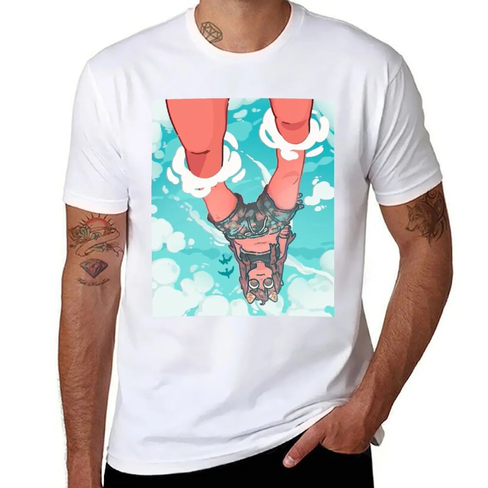 

Reflection T-Shirt funny t shirts man cotton tshirt 100% T-Shirt