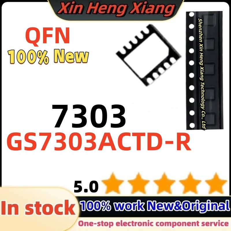 

(2-5pcs) 7303 GS7303ACTD-R GS7303ACTD GS7303 GS7303 QFN-10