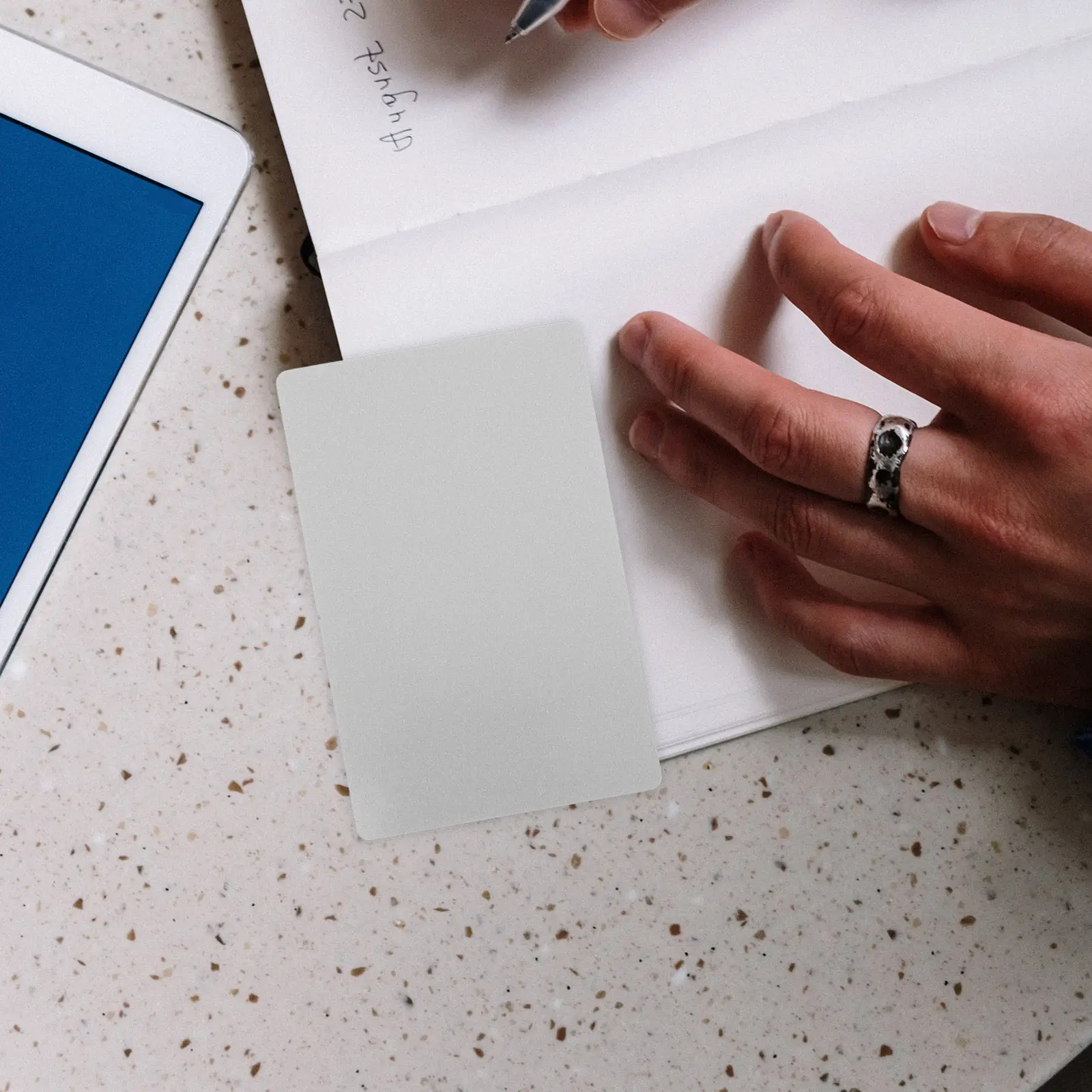 

10Pcs Aluminum Alloy Business Cards Blank Sublimation Metal Nameplates Engraving Blanks Sublimation Business Card Blanks