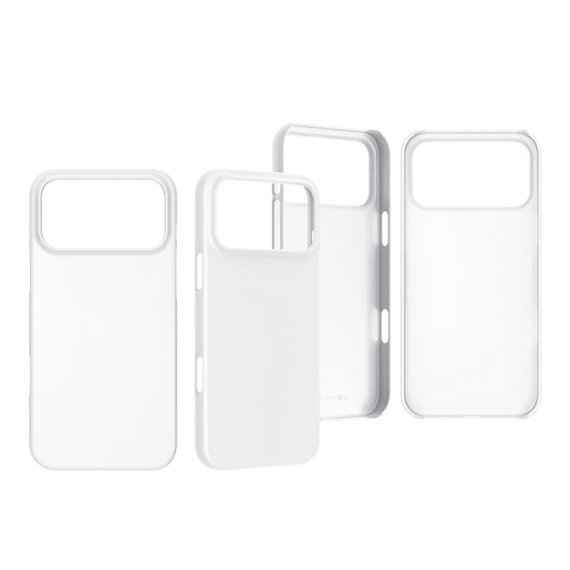 Fonlyu 10pcs Coated Hard PC Blank Phone Case for 3D Sublimation Heat Transfer Machine Phone Cover for iPhone 17 16 15 14 pro max