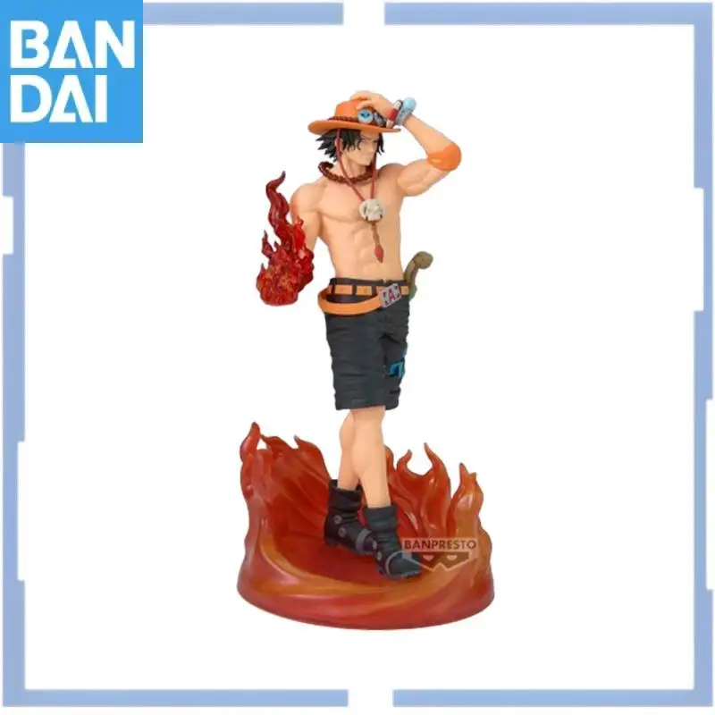 

Bandai Namco Banpresto One Piece The Logia Portgas.d.ace Pvc Anime Figure Model Collector Desktop Ornament Toy Gift Genuine