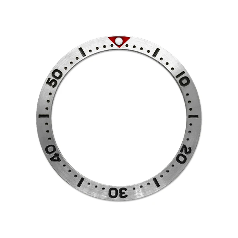 38mm Flat Stainless Steel Bezel Insert Fits Seiko SKX007 SKX009 SBBN015 SKZ209 SKZ211 Men Watch Case Bezel Insert Ring Parts