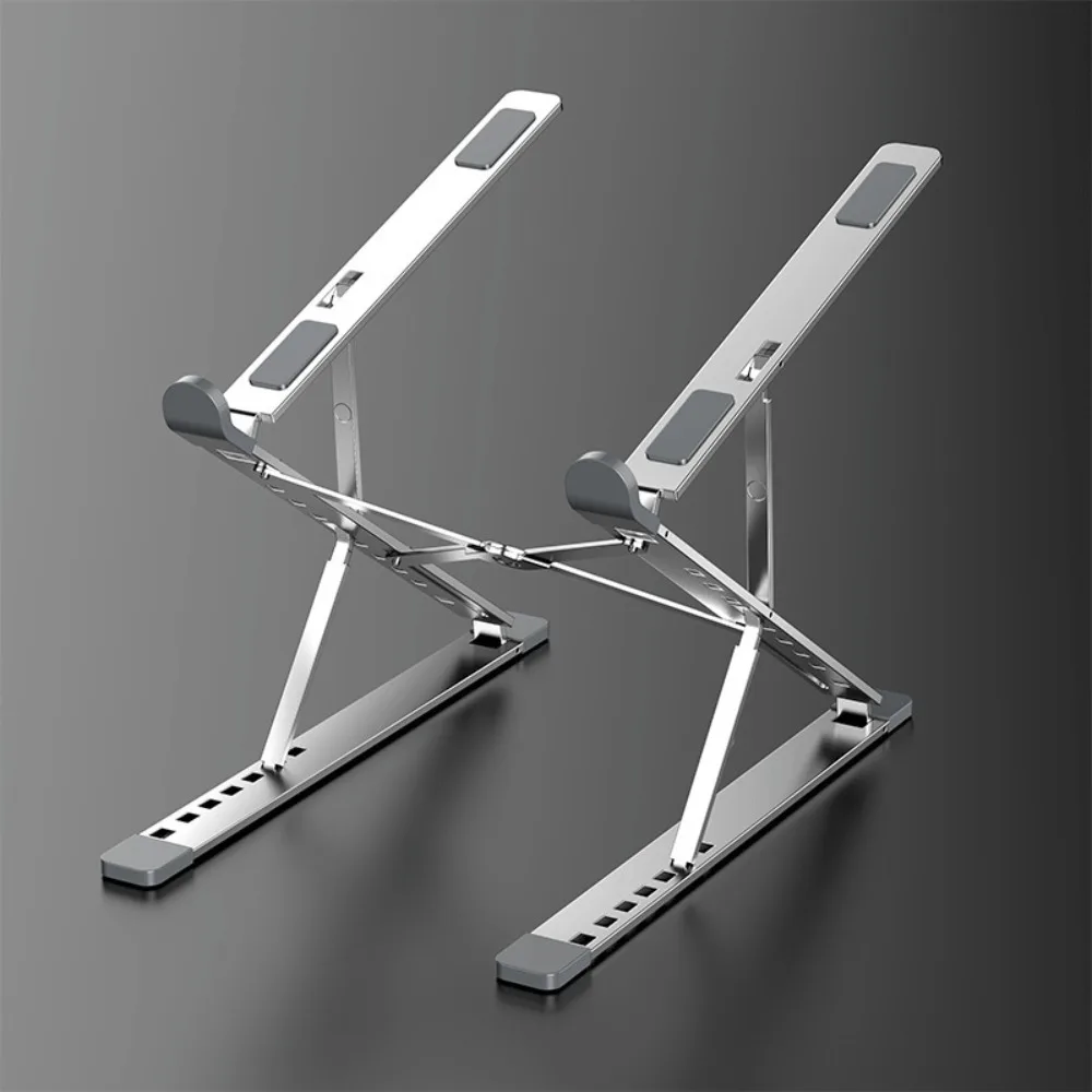 Elevated Stand Adjustable Laptop Stand Foldable Double Layer Notebook Holder Ventilation Notebook Support Holder Computer Desk