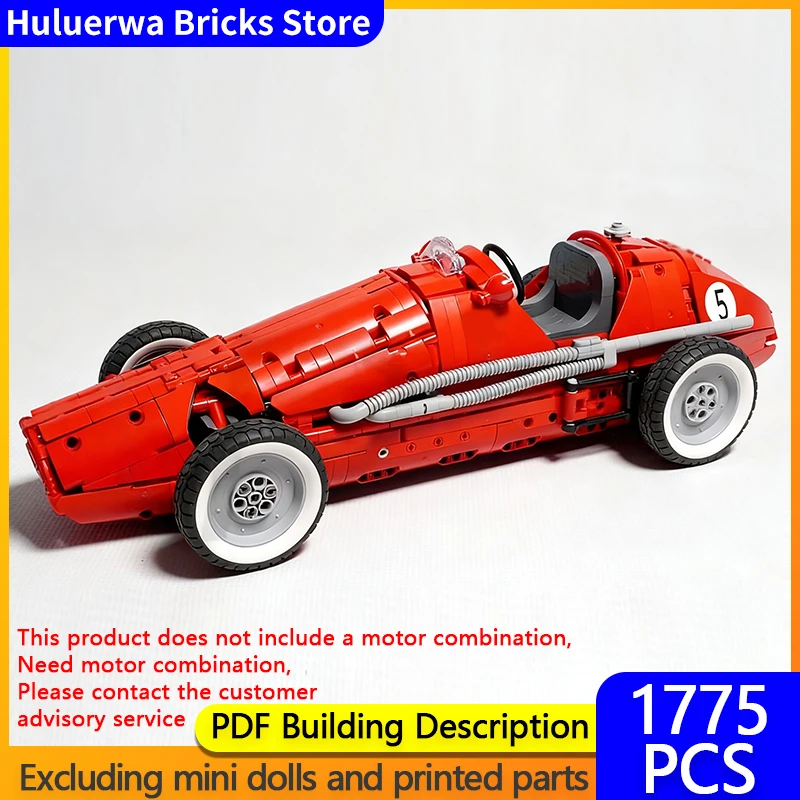 

Speed Racing Car Model MOC Building Bricks F1 500 Formula Racing Car Modular Technology Gifts Holiday Assemble Children Toy Suit