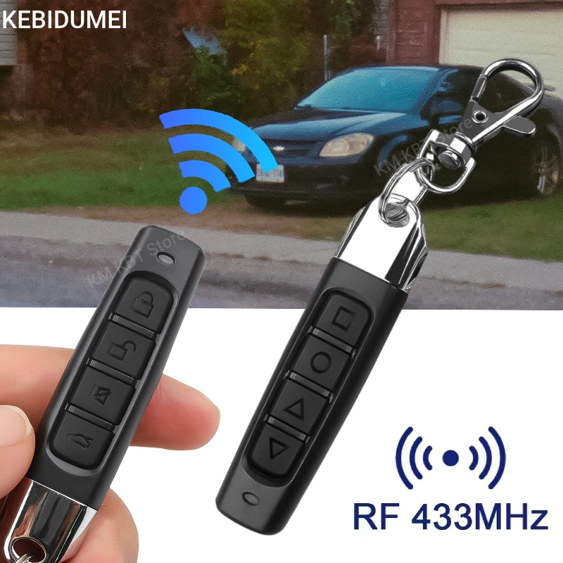 433MHz Auto Copy Remote Control Electric Garage Door Opener Remote Controller Duplicator Clone Cloning Code Transmitter