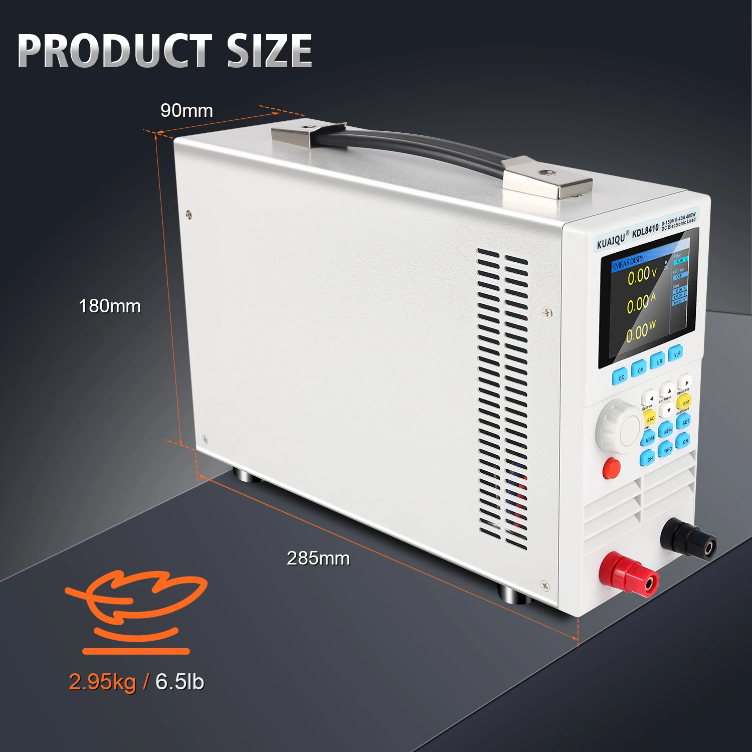 Speciality Programmable DC Electronic Load 0-150V 0-40A 400W USB Connect Single Channel Meter Battery Capacity Tester Upgrade