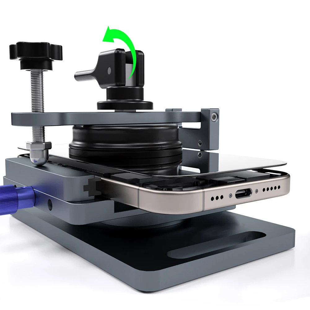 CP8 Repair Tool with 360 Rotation Clamp and Extra Large Suction Cup Designed for Safe and Precise Mobile Display Separation