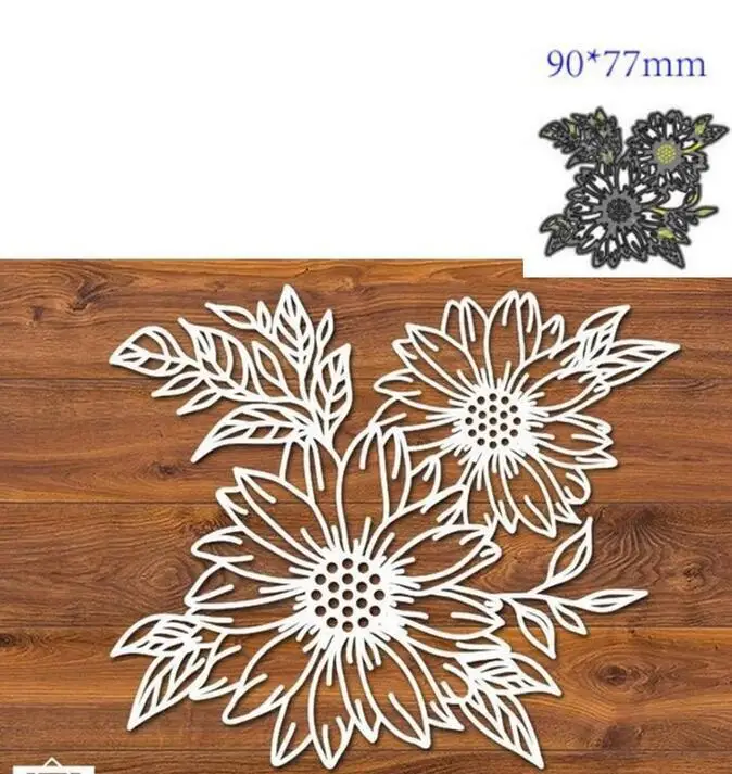 metal cutting dies cut die mold Ocean flower series frame Scrapbook paper craft knife mould blade punch stencils dies