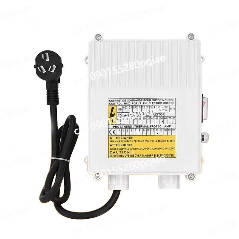 Installed special 220V submersible deep well pump control box submersible pump external capacitor box switch box