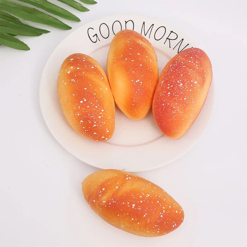 3 szt. Zabawka antystresowa kreatywne śniadanie chleb ananasowy wycisnąć zabawki Fidget Squishy Play Pranks dla dzieci dorośli prezent Prop J201