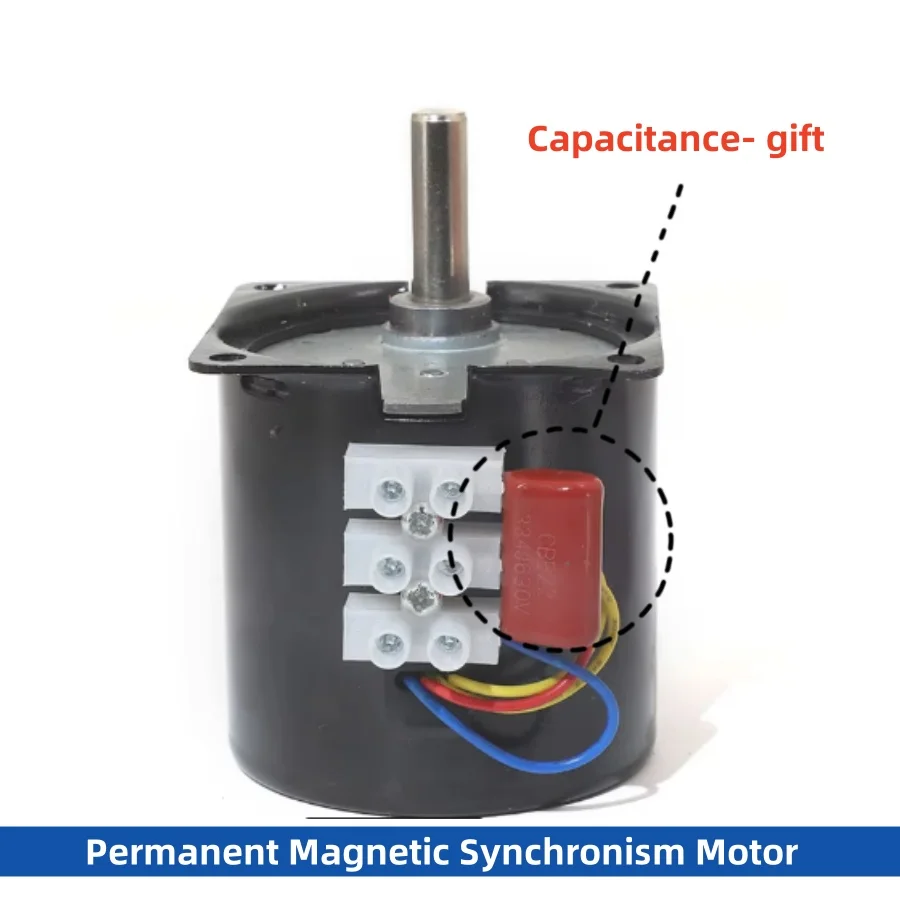60KTYZ 2.5rpm 1rpm 220V AC 14W Micro Gear Motor 60KTYZ 50Hz Permanent Magnet Synchronous Gear Motor Low Speed 2.5rpm