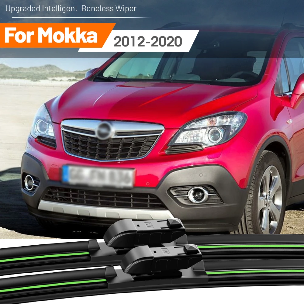 2pcs For Opel Mokka 2012-2020 Front Windshield Wiper Blades 2013 2015 2016 2018 2019 2020 2021 Windscreen Window Accessories