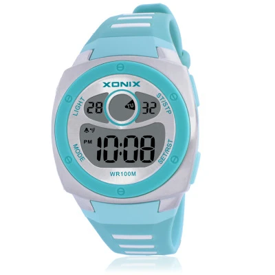 

XONIX Новая мода простой спортивный секундомер будильник обратный отсчет водонепроницаемые 100 м плавание дайвинг женские студенческие часы FQ