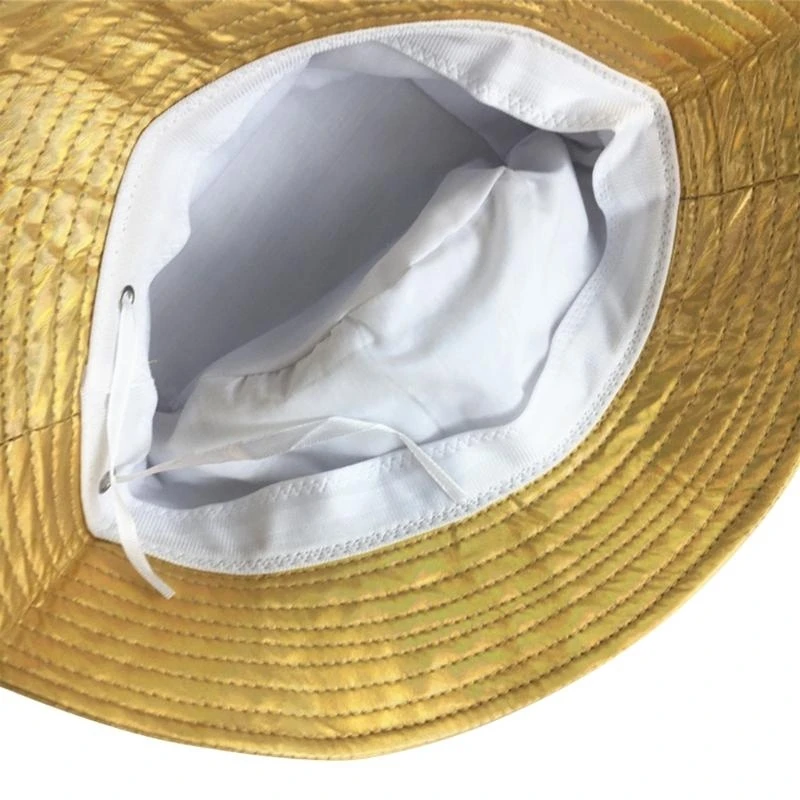 

R1WE Bucket Hat Metallic Bucket Hat Sun Hat Fisherman Hat Bucket Hat Fisherman Cap Bucket Cap Basin Hat