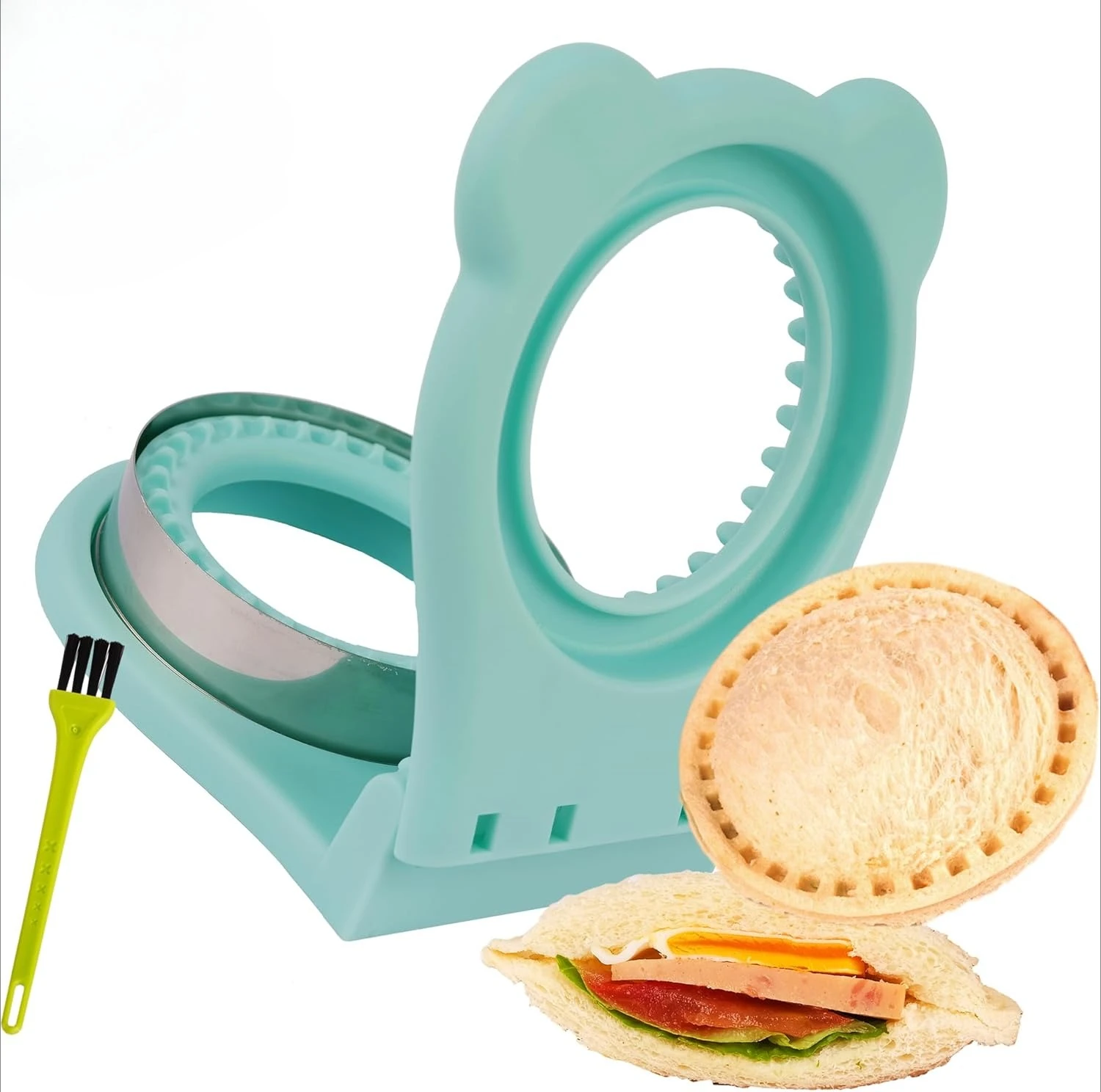 

Sandwich Cutting DIY Stainless Steel Square Circular Heart Bread Toast for Kids Lunch Kitchen Baking Mold Tool