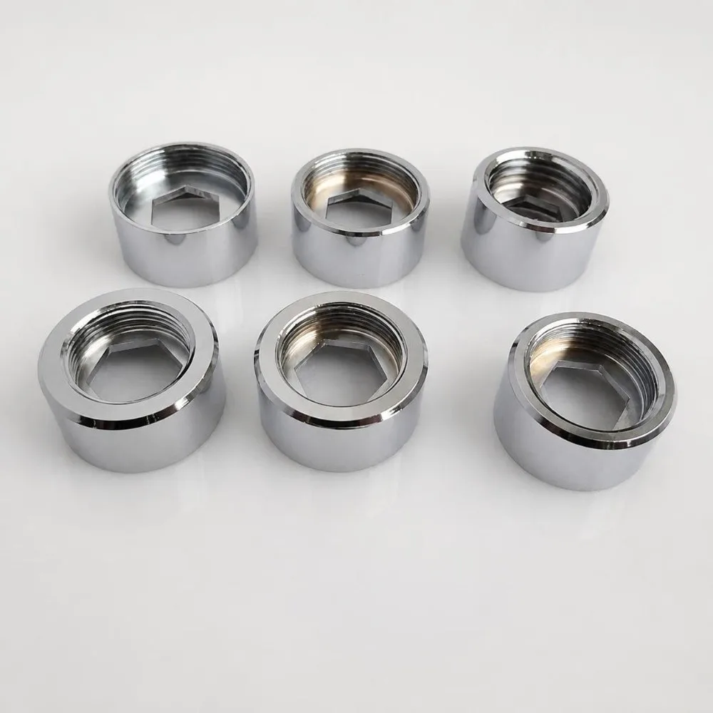 Durable Copper Faucet Adapter Female To Female Hex Shape Thread Converter Water Nozzle Adapter