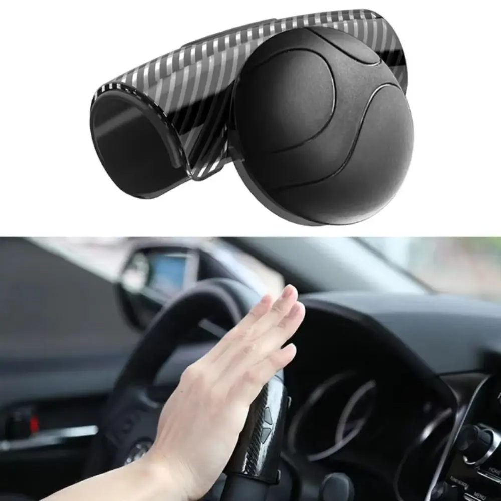 360-Degree Rotation Steering Wheel Spinner Knob Labor-Saving Design Smooth Rotation Turning Helper Auxiliary Booster