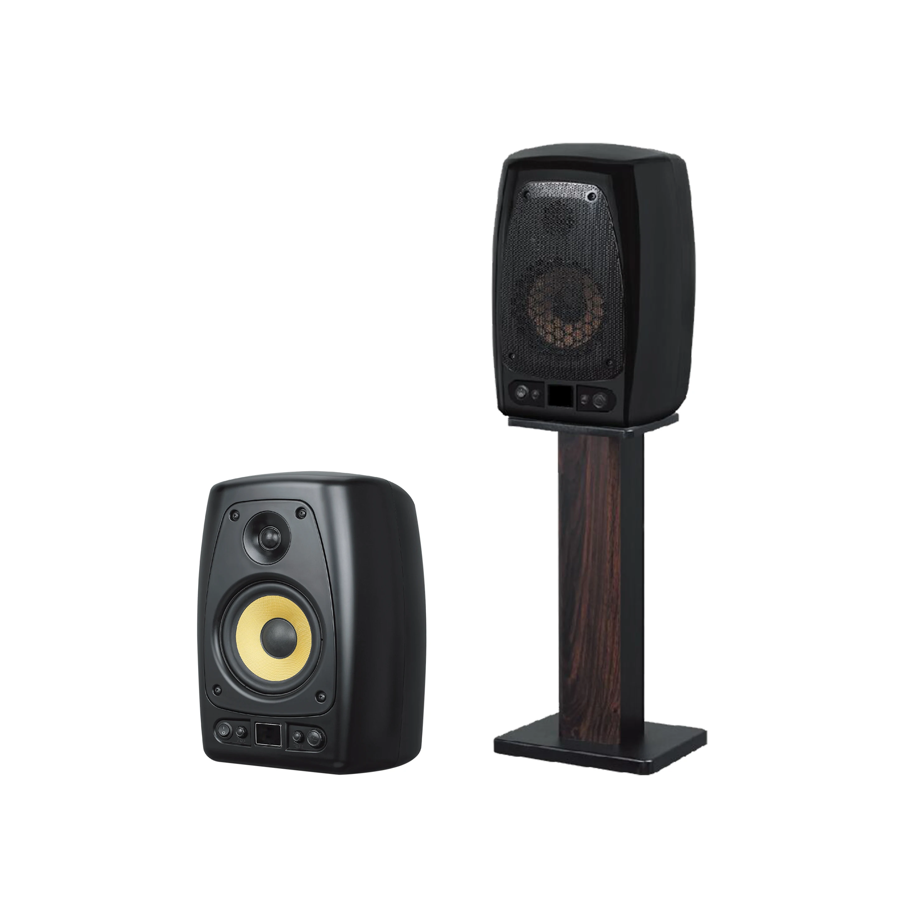 230063 Neodymium 6.5 Inch 100 Watt Active 2 Way Mini pa Studio Monitor Speaker for Stage, Theatre, School, Home and Karaoke