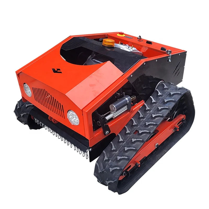 Fast Delivery AWY550 Mini Crawler Remote Control Lawn Mower Grass Blade Robot With Cheap Price Cordless Rechargeable