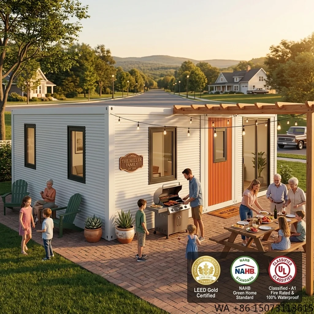20ft 40ft 2 3 4 Bedroom Modular Tiny Prefab Prefabricated Homes Mobile Home Container House With Kitchen Bathroom