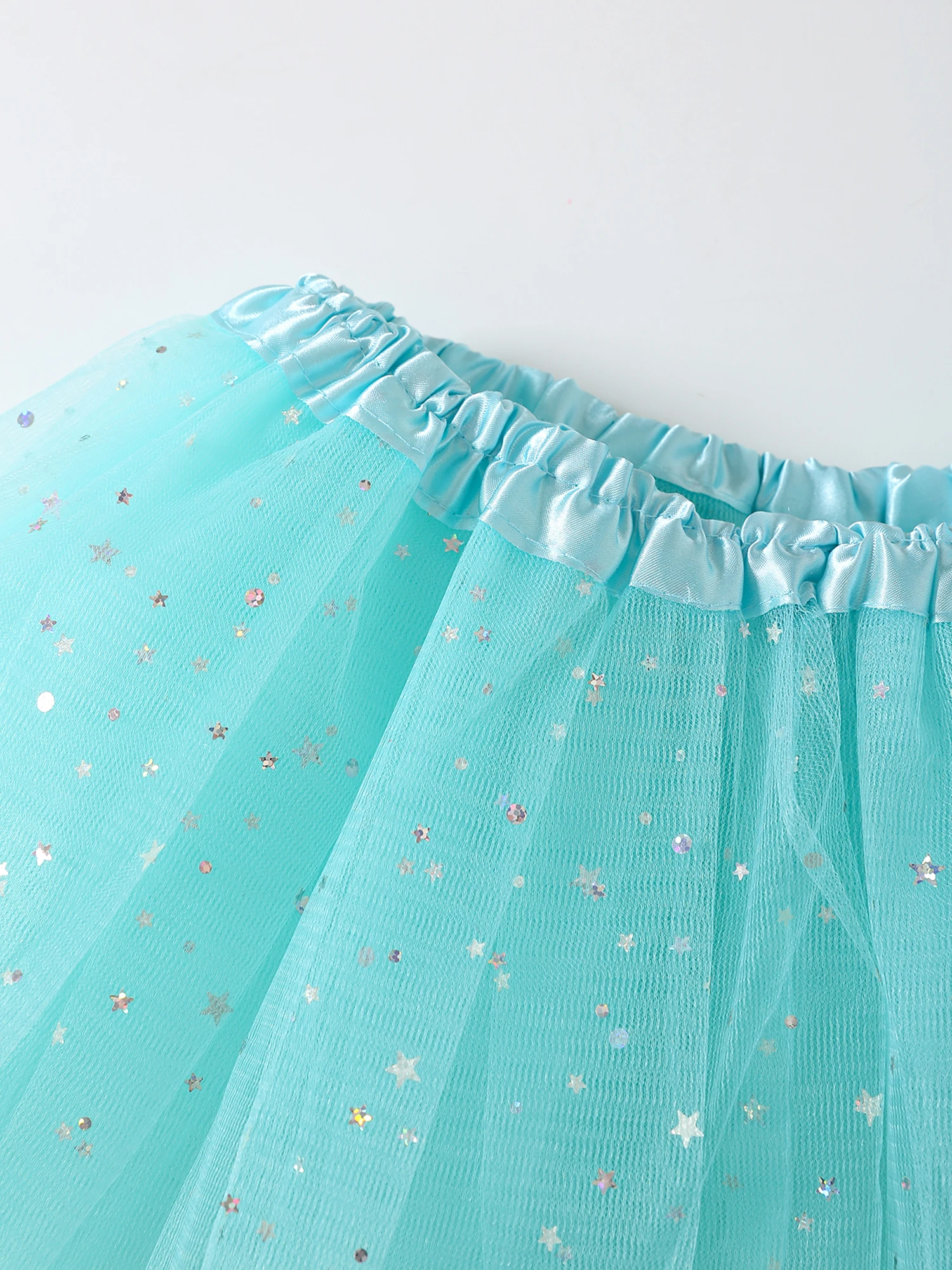 Baby girls Star Glitter Dance Tutu Skirt For Girl Sequin 3 Layers Tulle Toddler Pettiskirt Children Chiffon 2-8T