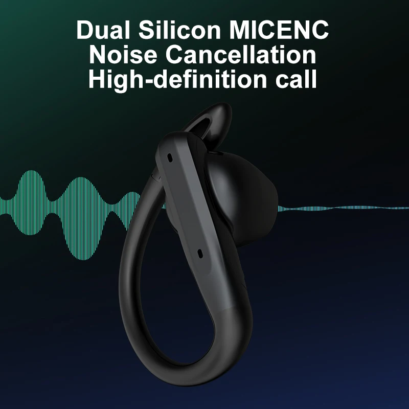 Latest Headphone Tws Dual Mic Enc Ows Hands Free Ireless Open Ear Noise Reduction Running Sports Earbuds Audifonos view 5