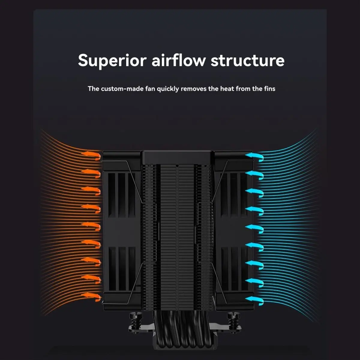 2.5-Inch IPS LCD Screen CPU Cooler with 7 Heat Pipes Air Cooling Radiator for 1700/1851/AM5 Sockets for Gaming PC